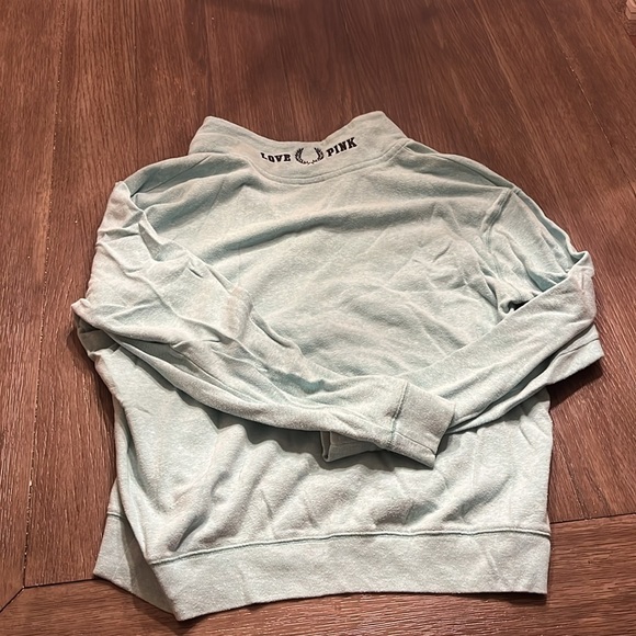 Women’s PINK half zip sweatshirt - Picture 3 of 3